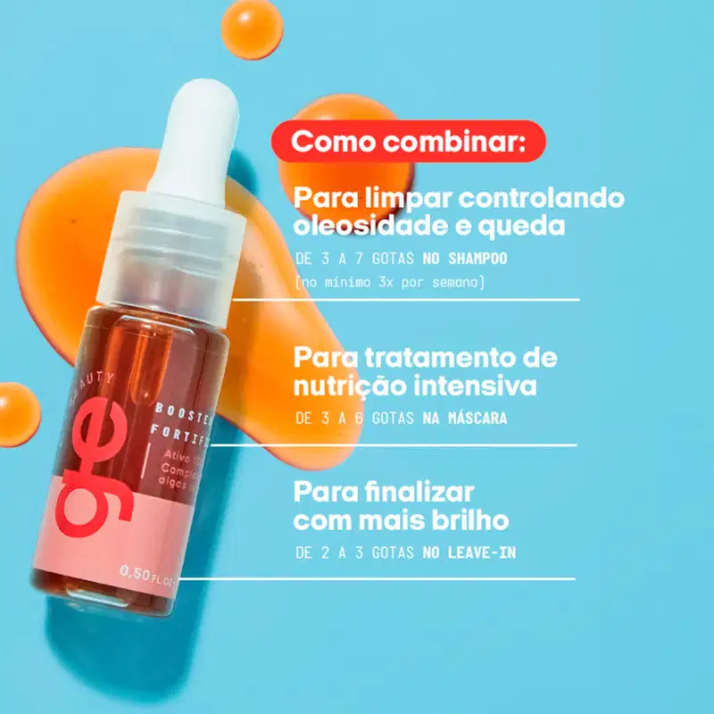 GE Beauty Booster Fortificante - Tratamento Capilar 15ml