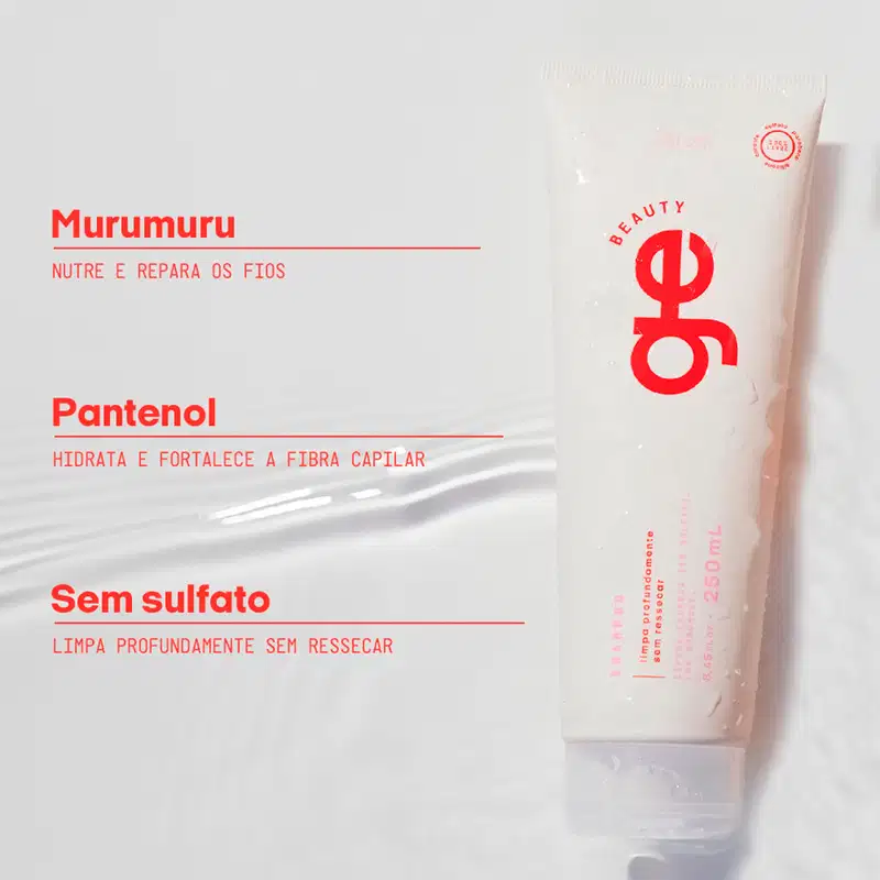 GE Beauty - Shampoo sem Sulfato 60ml