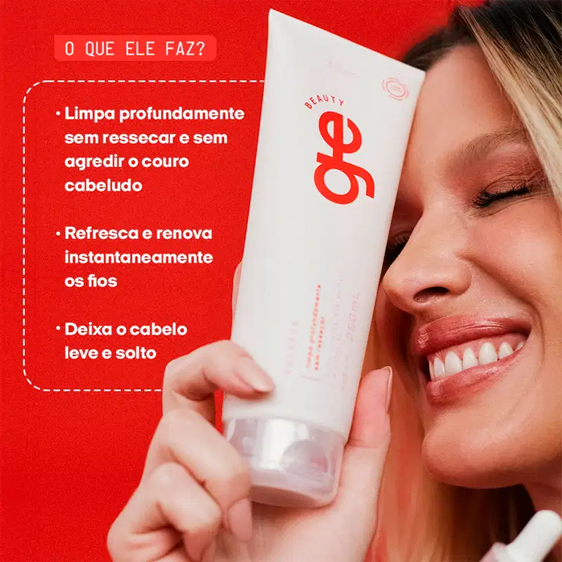 GE Beauty - Shampoo sem Sulfato 60ml