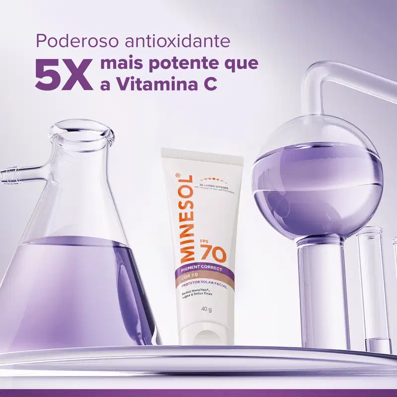 Poderoso antioxidante 5X mais potente que a Vitamina C