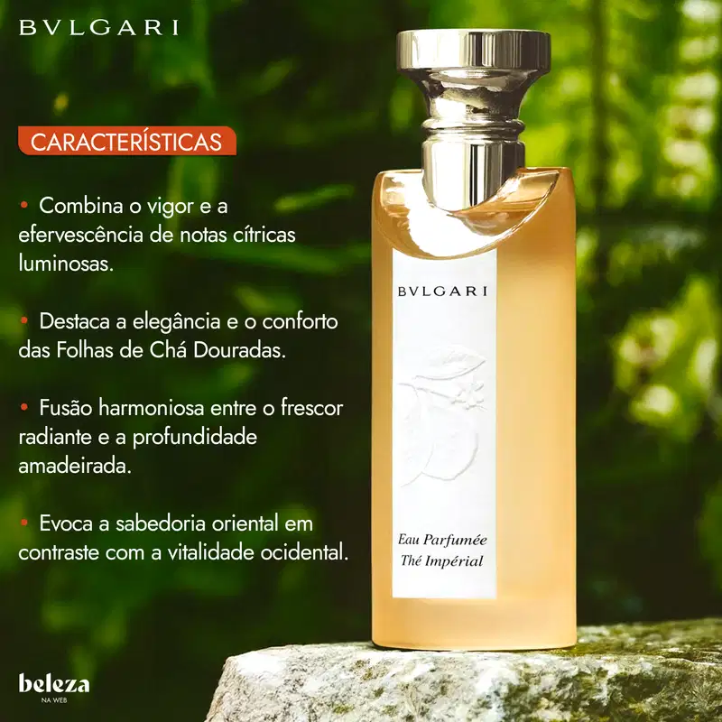 Thé Impérial Bvlgari Eau Parfumée - Perfume Unissex 75ml