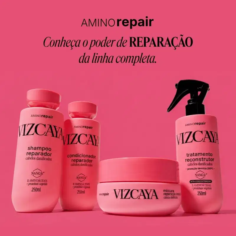 Vizcaya Amino Repair - Tratamento Reconstrutor Capilar 250ml