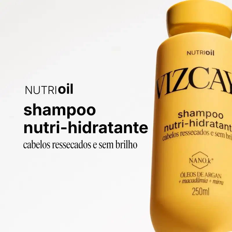Vizcaya Nutri Oil - Shampoo Nutri-Hidratante 250ml