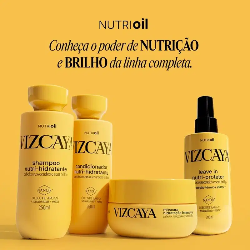 Vizcaya Nutri Oil - Shampoo Nutri-Hidratante 250ml