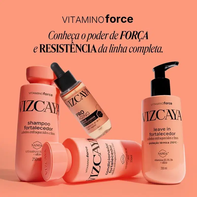 Vizcaya Vitamino Force - Shampoo Fortalecedor 250ml
