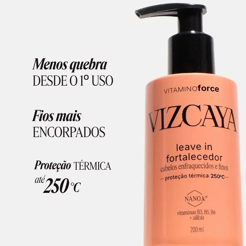 Vizcaya Vitamino Force - Leave-in Fortalecedor 200ml