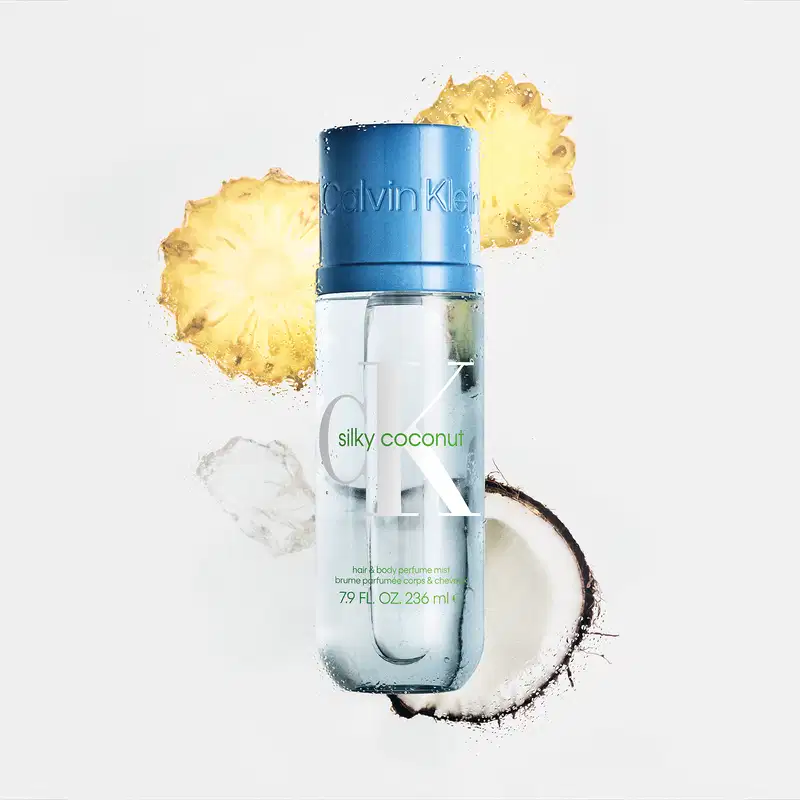 Spray Corporal Calvin Klein CK Silky Coconut Body Mist, 236ml.