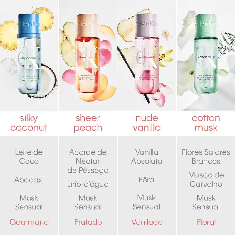 Spray Corporale  Capilar Calvin Klein CK Sheer Peach Body Mist, 236ml.