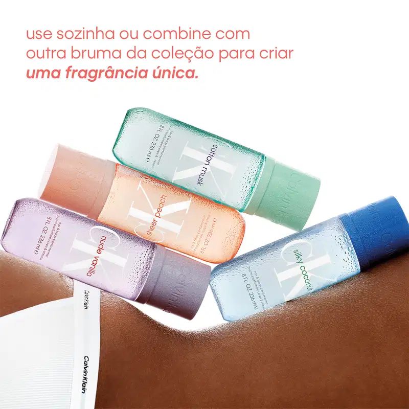 Spray Corporal e Capilar Calvin Klein CK Nude Vanilla Body Mist, 236ml.