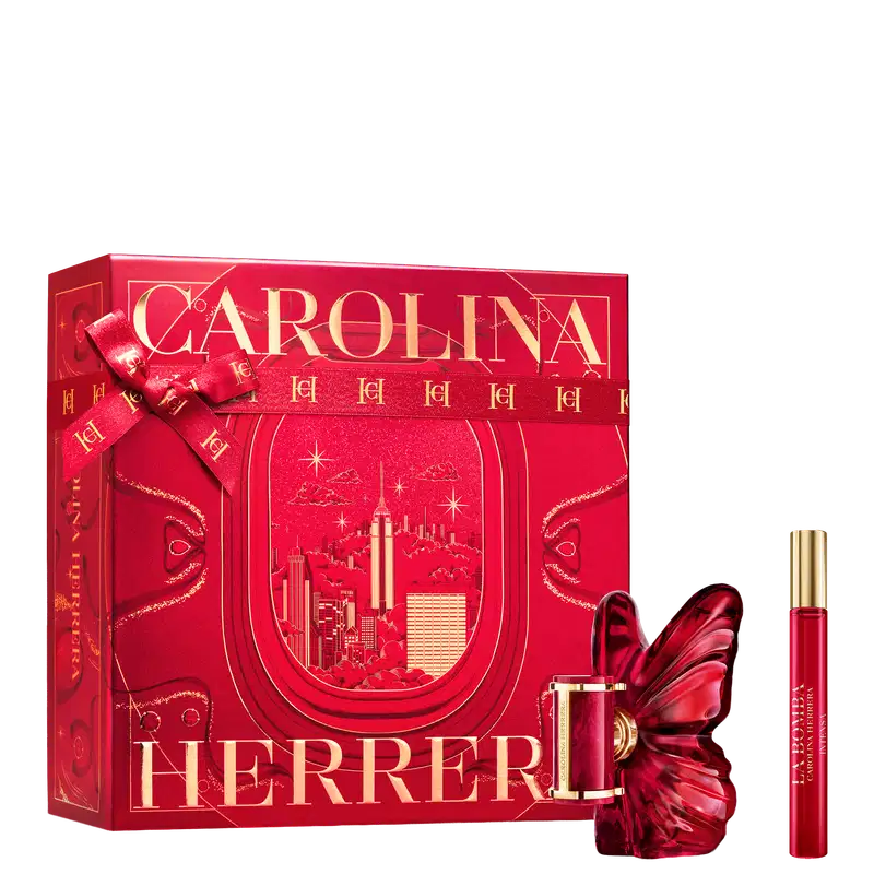 Conjunto La Bomba Intensa Carolina Herrera Refilável Feminino - Eau de Parfum 50ml + Eau de Parfum 10ml