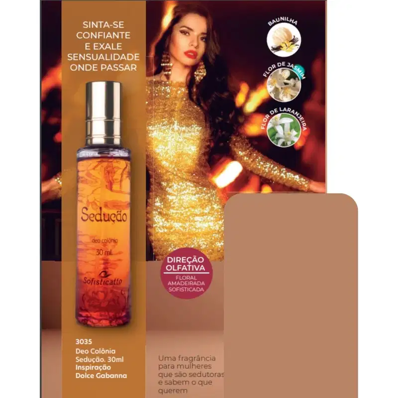 Perfume Feminino Ativa Feromonios Sensual Sedução 30ml