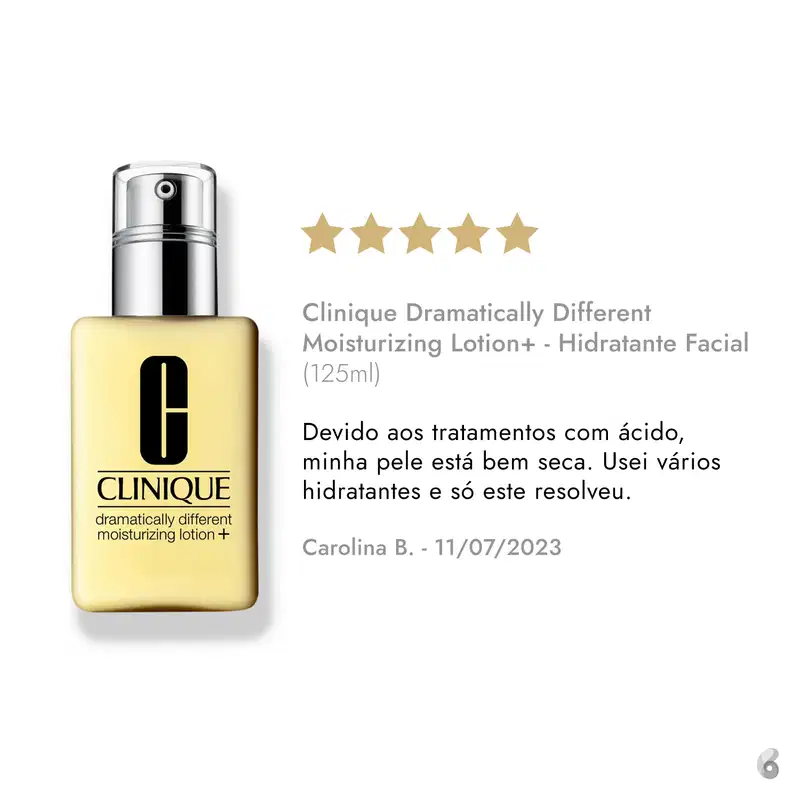 Clinique Dramatically Different Moisturizing Lotion+ - Hidratante Facial 125ml