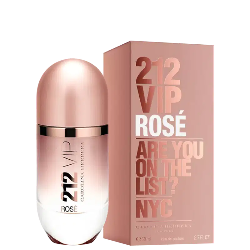 212 VIP Rosé Carolina Herrera Eau de Parfum - Perfume Feminino 80ml