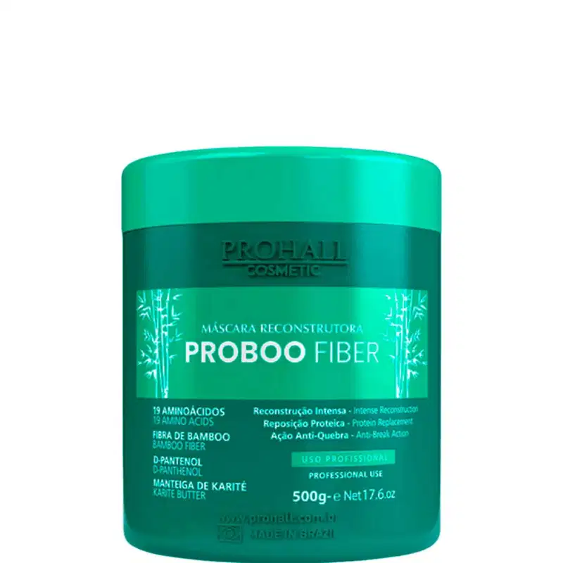 Prohall Proboo Fiber - Máscara Reconstrutora Antiquebra 500g