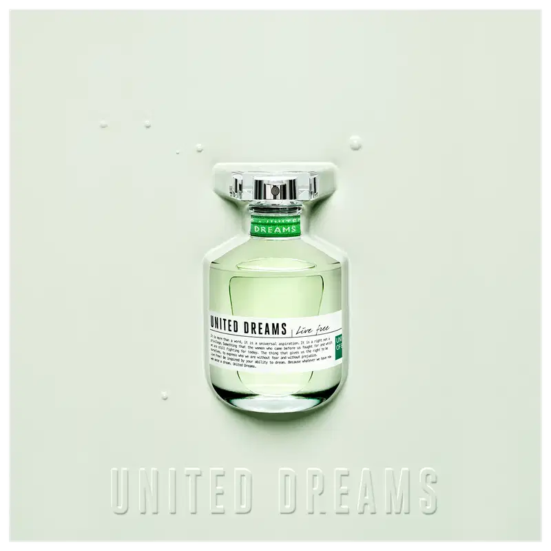 United Dreams Live Free Benetton Eau de Toilette - Perfume Feminino 80ml