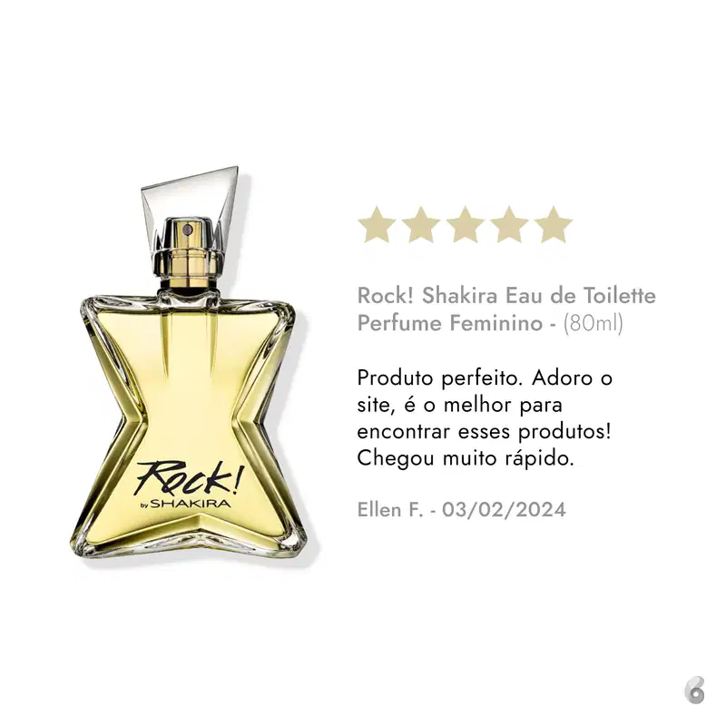 Rock! Shakira Eau de Toilette - Perfume Feminino 80ml