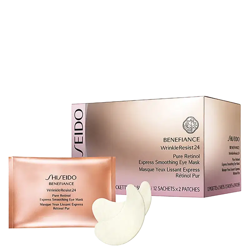 Shiseido Benefiance Wrinkle Resist24 Pure Retinol - Máscara Redutor de Linhas para Área dos Olhos (12 Sachês)
