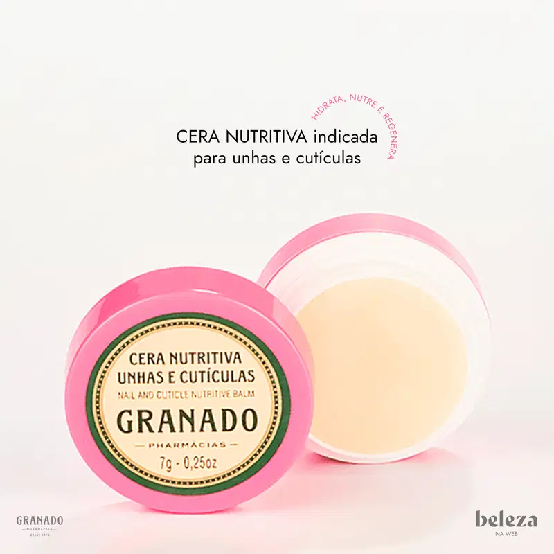 Granado Pink Cera Nutritiva - Hidratante para Unhas e Cutículas 7g
