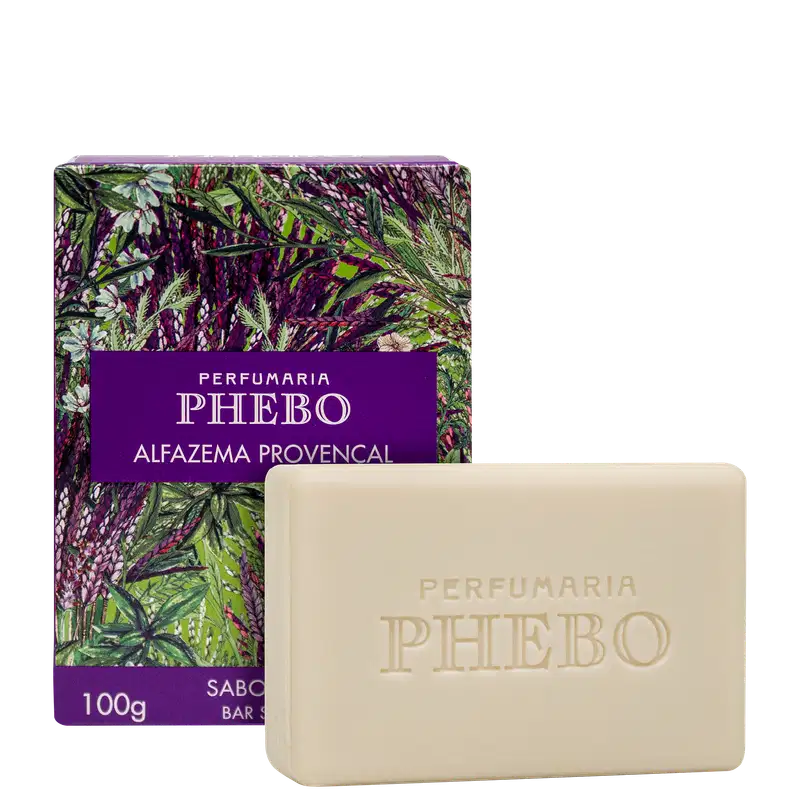 Phebo Mediterrâneo Alfazema Provençal - Sabonete em Barra 100g