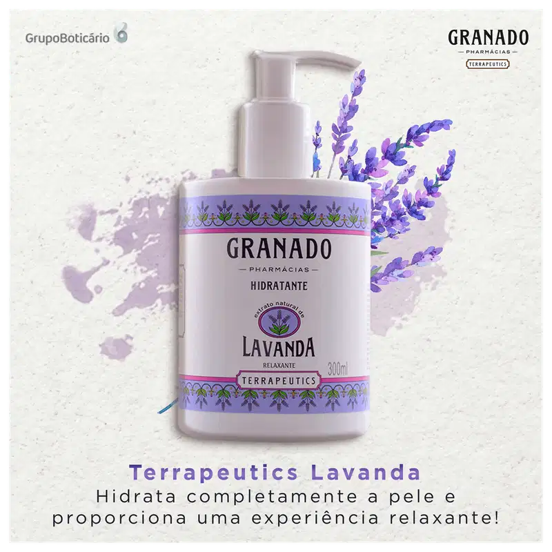 Granado Terrapeutics Lavanda - Creme Hidratante Corporal 300ml