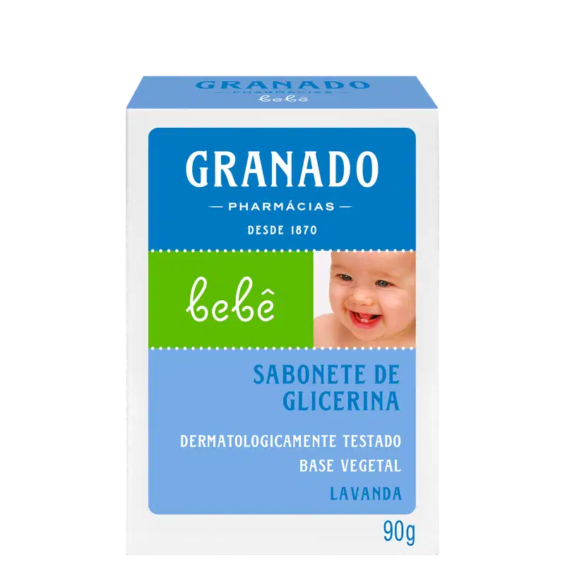 Granado Bebê Glicerina Lavanda - Sabonete em Barra 90g