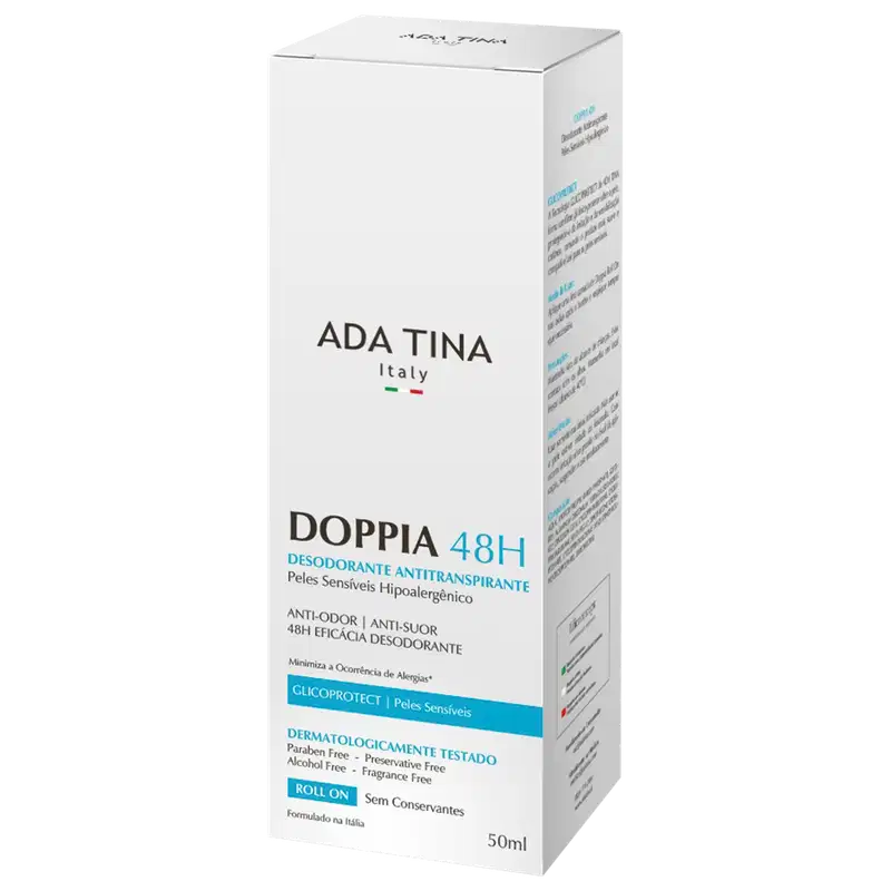 Ada Tina Doppia 48h - Desodorante Unissex Roll-on 50ml