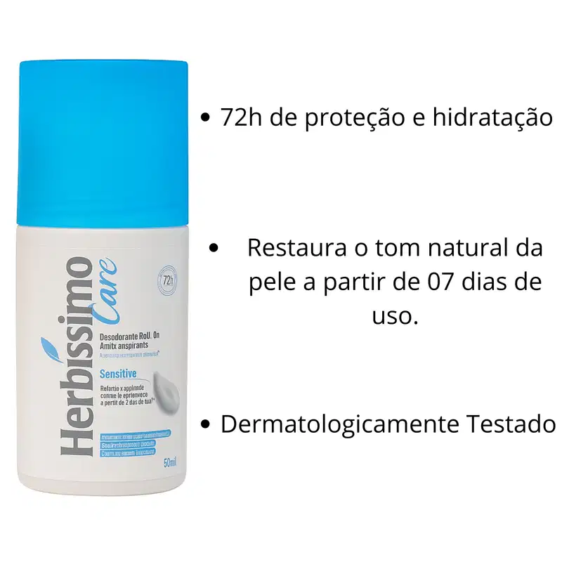 Desodorante Roll-On Herbíssimo Sensitive 50Ml - Dana
