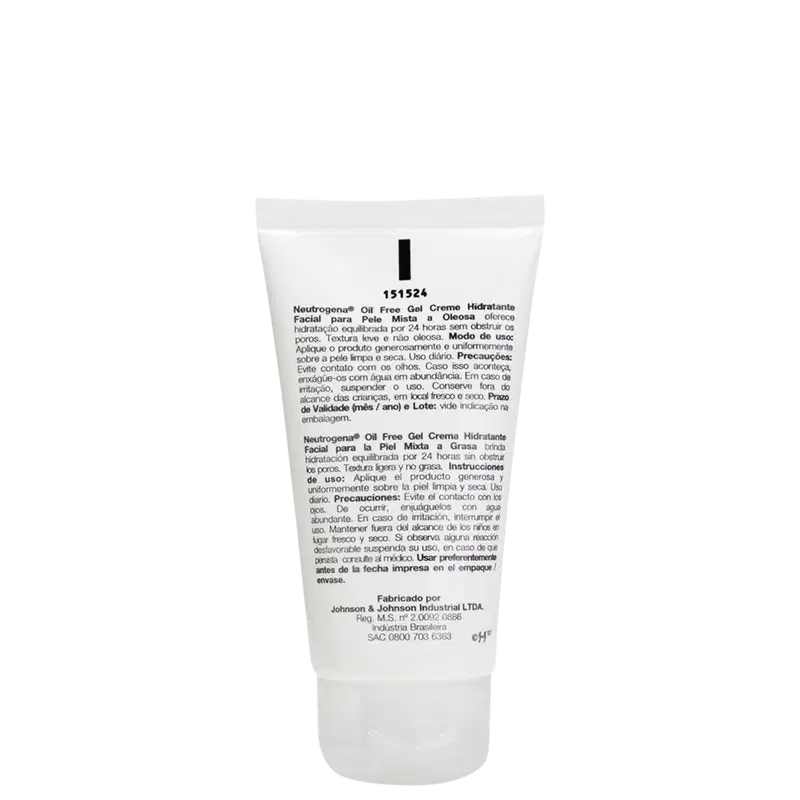 Neutrogena Oil Free - Gel-Creme Hidratante Facial 50ml