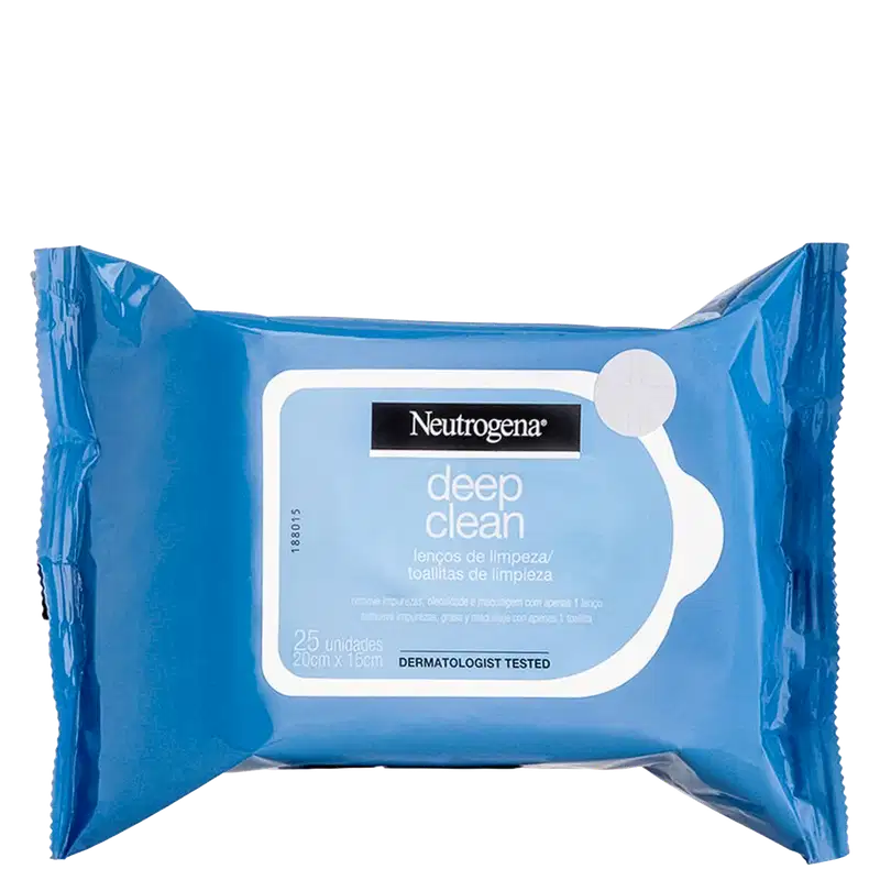 Neutrogena Deep Clean - Lenço Demaquilante (25 Unidades)