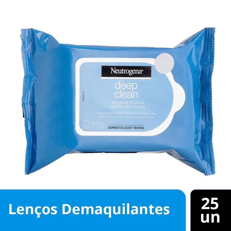 Neutrogena Deep Clean - Lenço Demaquilante (25 Unidades)