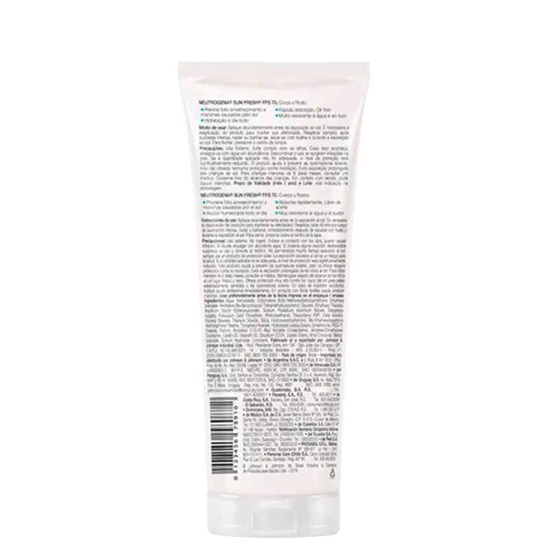 Neutrogena Sun Fresh FPS70 - Protetor Solar 200ml