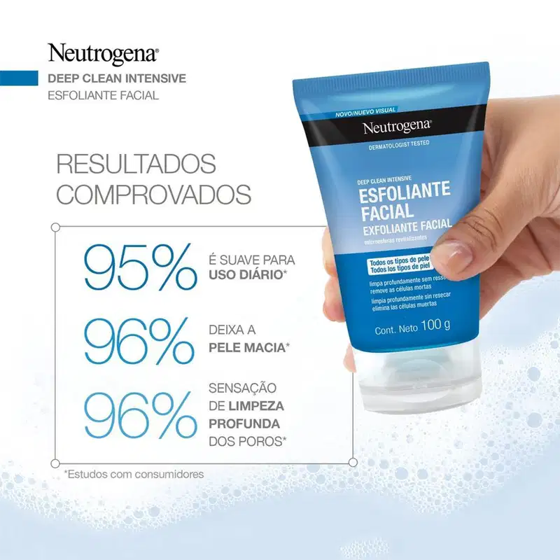 Neutrogena Deep Clean Energizing - Esfoliante Facial 100g