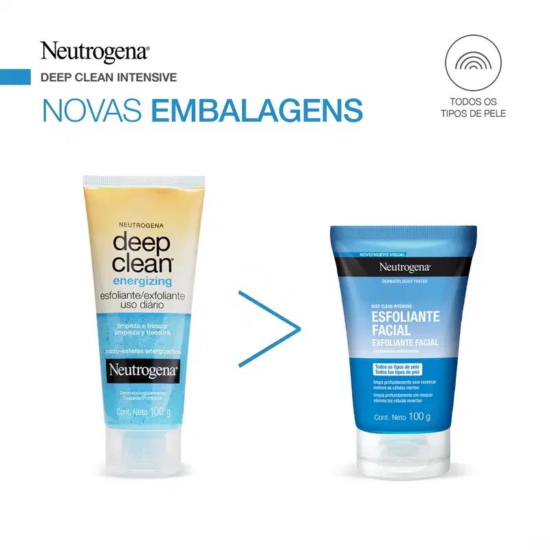 Neutrogena Deep Clean Energizing - Esfoliante Facial 100g