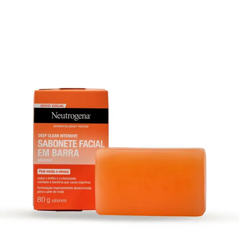 Neutrogena Deep Clean - Sabonete em Barra Facial 80g