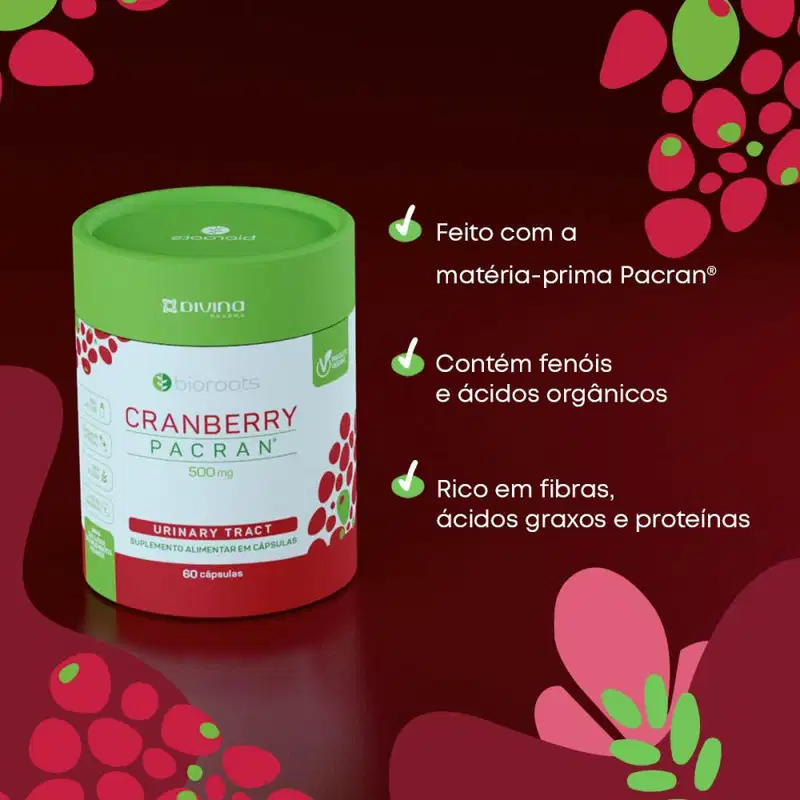Bioroots Cranberry Pacran 60 Cápsulas
