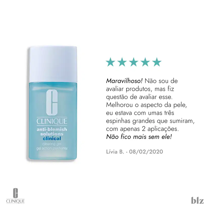Clinique Anti-Blemish Solutions Clinical Clearing - Tratamento para Acne 15ml