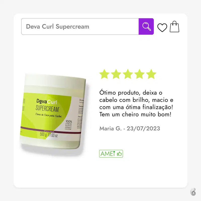 Deva Curl Supercream - Ativador de Cachos 500g