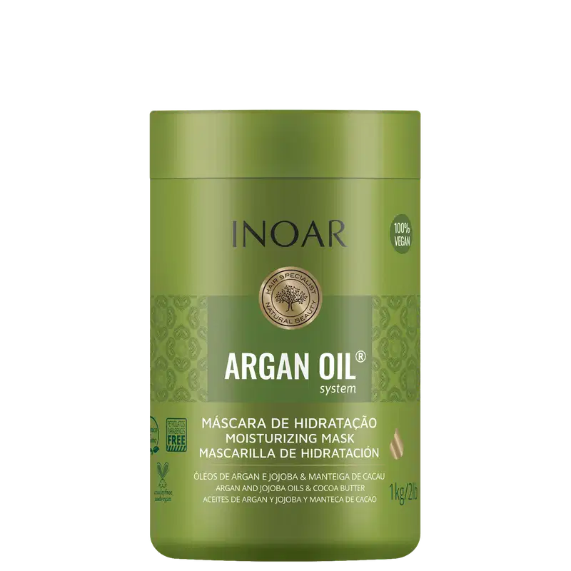 Inoar Argan Oil System - Máscara Capilar 1000g