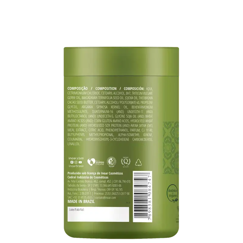 Inoar Argan Oil System - Máscara Capilar 1000g
