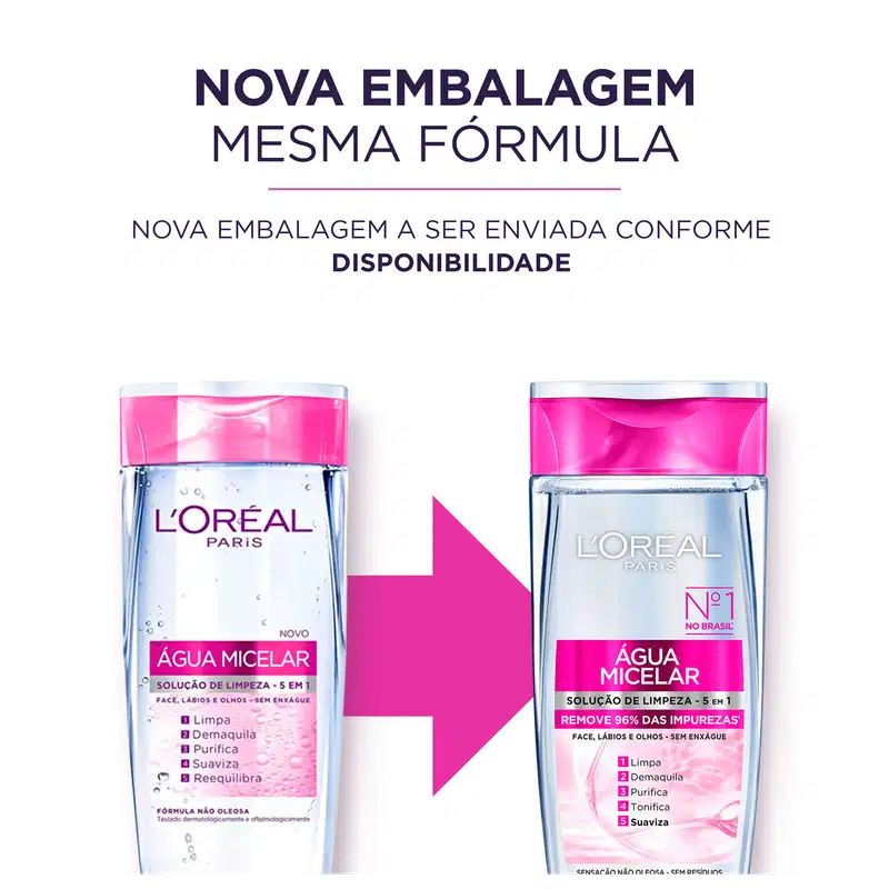 L'Oréal Paris Dermo Expertise Solução de Limpeza 5 em 1 - Água Micelar 200ml