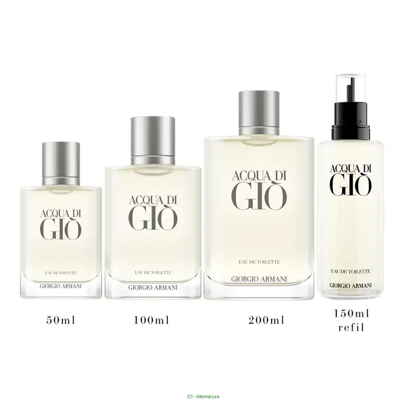 A imagem mostra o perfume importado masculino Acqua di Giò Pour Homme de Giorgio Armani.