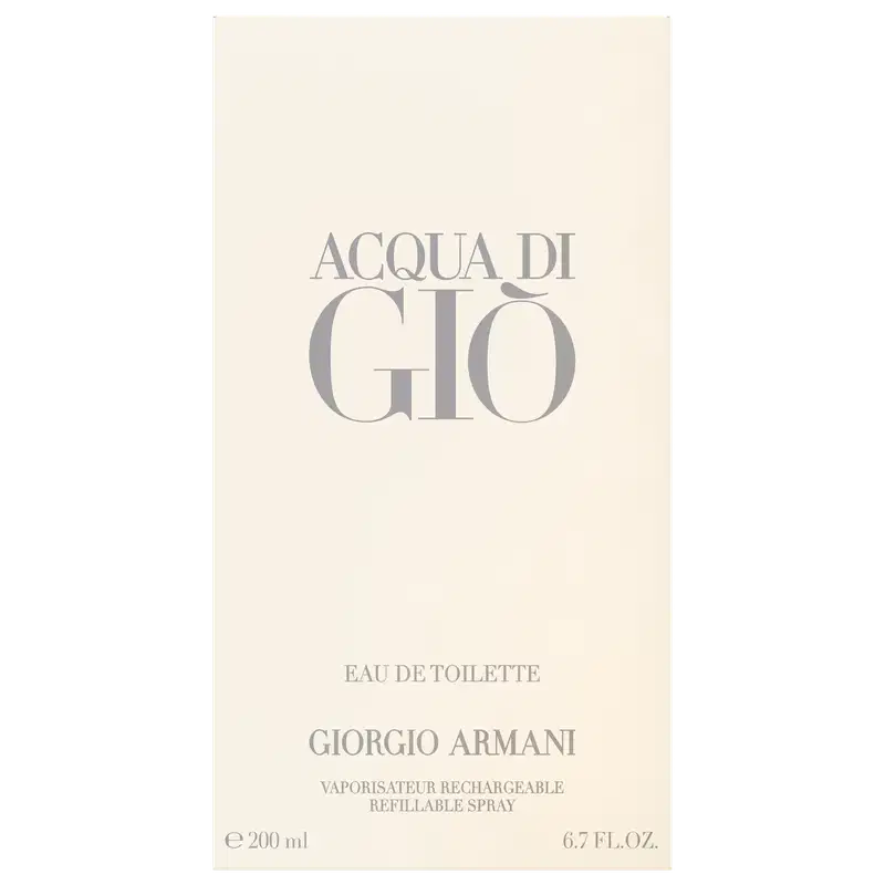 A imagem mostra o perfume importado masculino Acqua di Giò Pour Homme de Giorgio Armani.