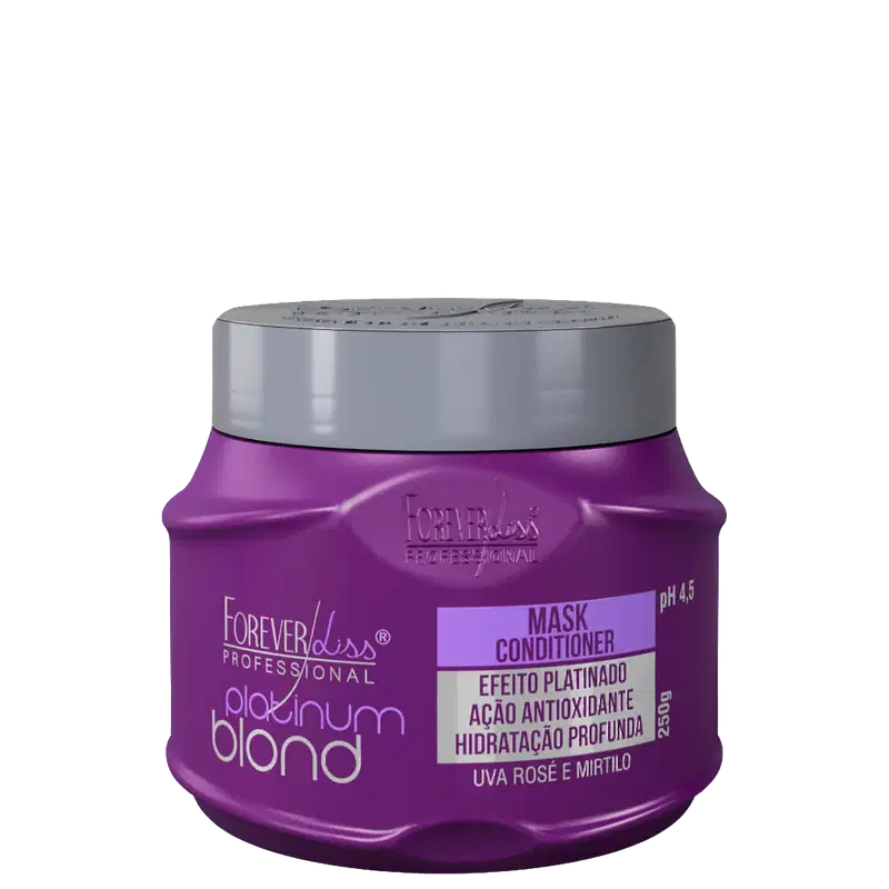 Forever Liss Professional Platinum Blond - Máscara Matizadora 250g