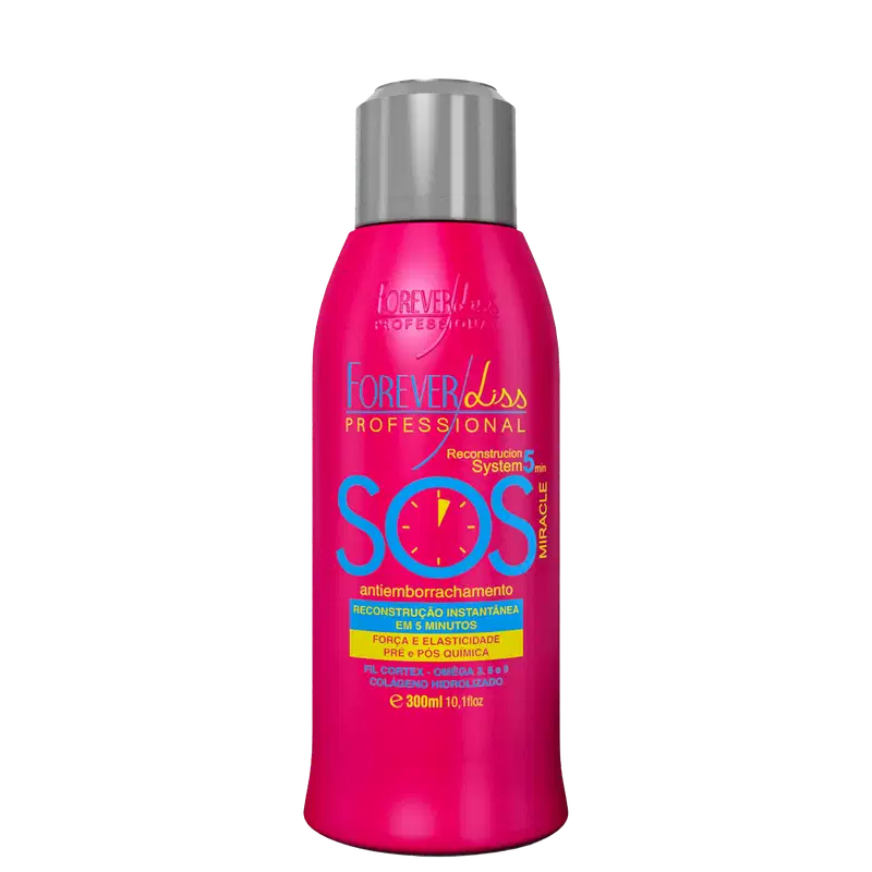 Forever Liss Professional SOS Antiemborrachamento - Máscara de Reconstrução 300ml