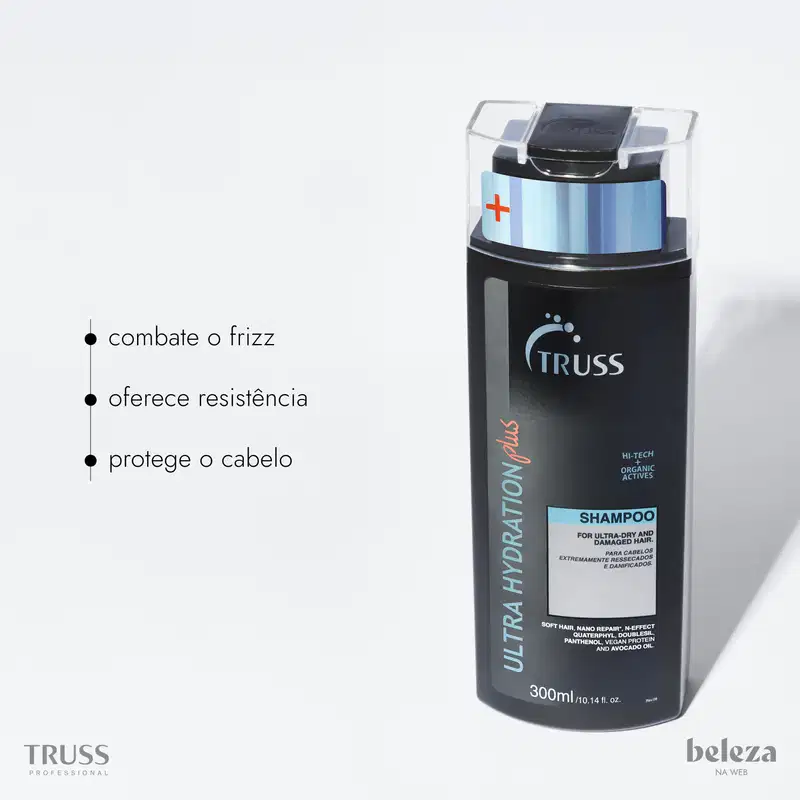 combate o frizz, oferece resistência, protege o cabelo