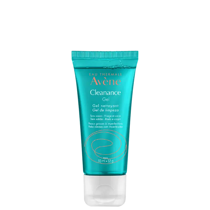 A imagem mostra o Gel de Limpeza Facial Cleanance da marca Avène.