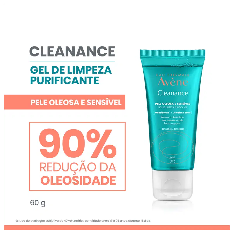 Avène Cleanance - Gel de Limpeza Facial 60ml