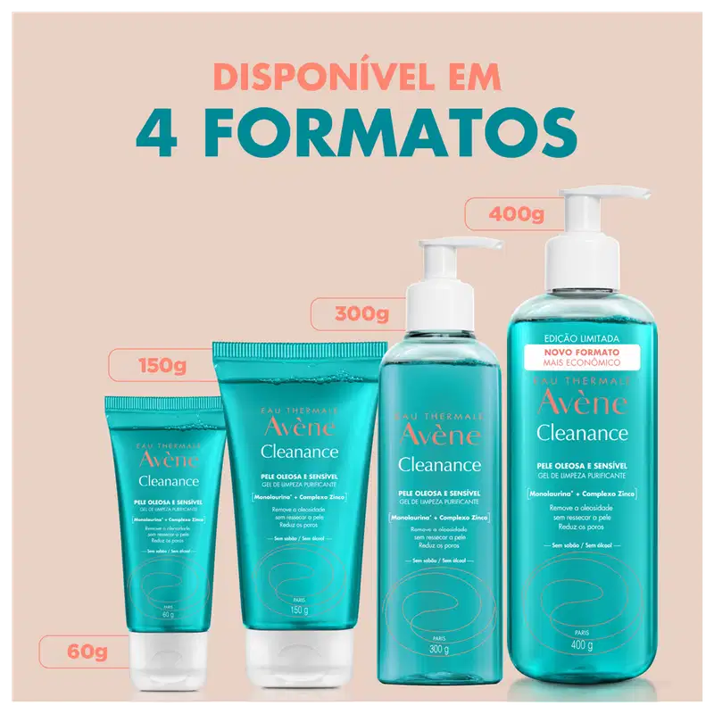 Avène Cleanance - Gel de Limpeza Facial 60ml