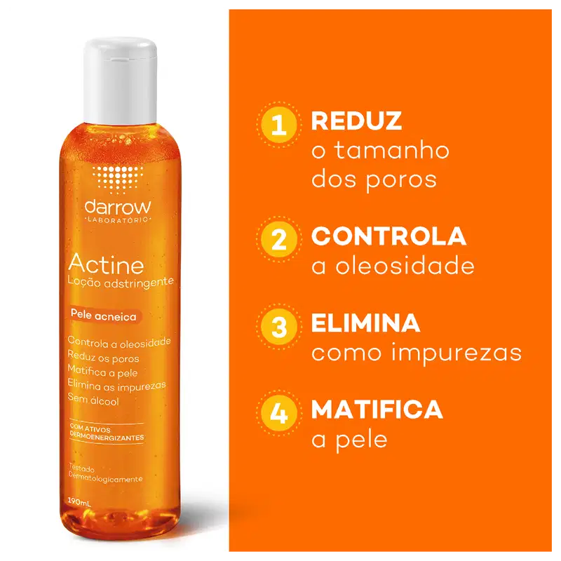 Darrow Actine Pele Acneica - Adstringente Facial 190ml