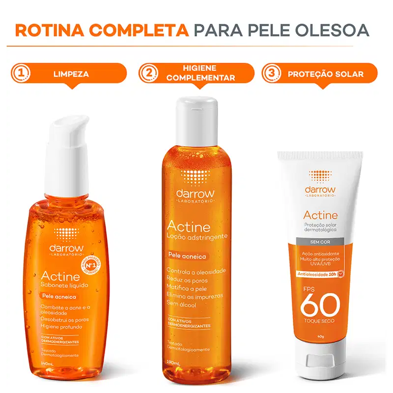 Darrow Actine Pele Acneica - Adstringente Facial 190ml